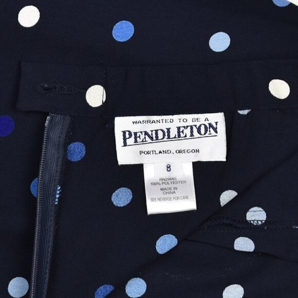 Pendleton Polka Dot Pencil Skirt 8 - Picture 4 of 5